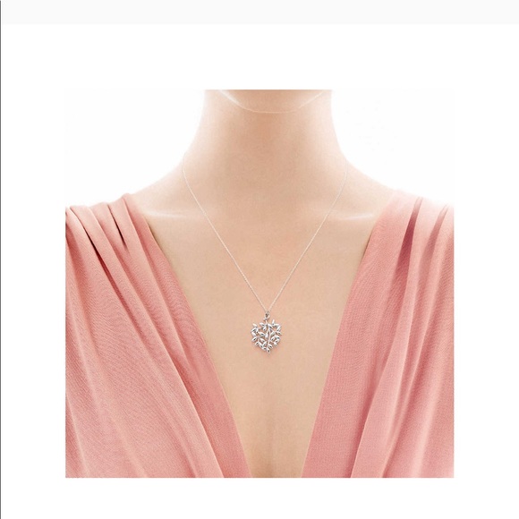 Sold !!!Tiffany necklace olive leaf pendant - Picture 3 of 6